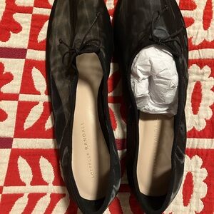 Loeffler Randall Landon Black Mesh Ballet Flat size 10